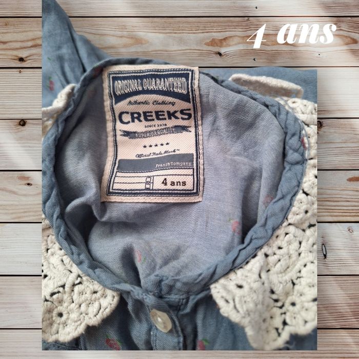 Blouse bleu Creeks - photo numéro 3