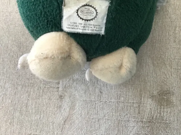 Vintage 1995 peluche pokemon ronflex - photo numéro 2