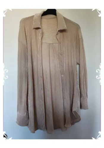 Chemise beige