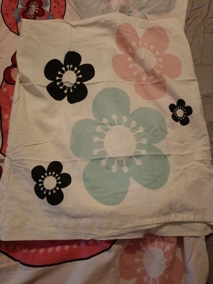 Housse de couette et taie poupée russes fleurs - photo numéro 3