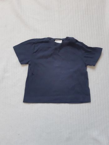 Tee shirt bleu marine 12 mois