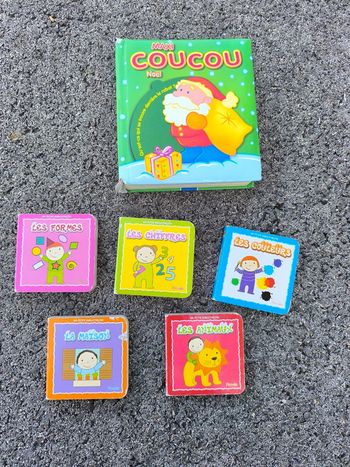 Lot de 6 livres enfants dont un livre-puzzle en bon état