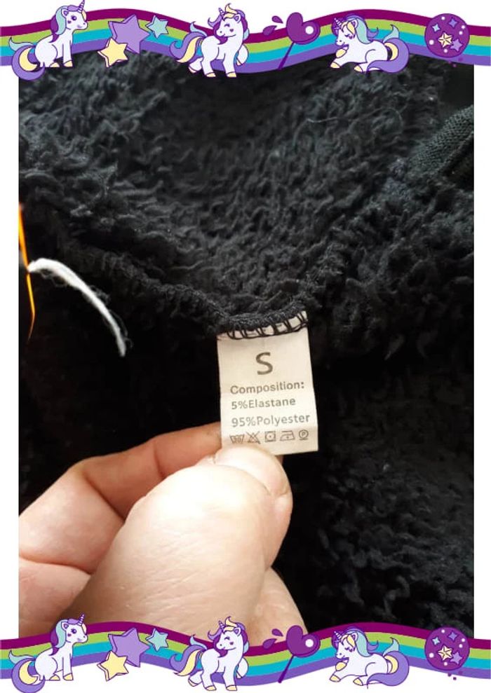 Brassière effet lainage bouclée taille S - photo numéro 5
