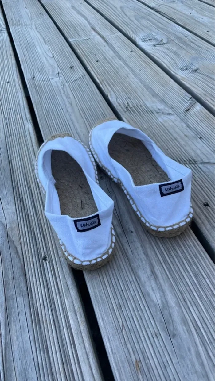 Espadrille blanche _ Ushuaïa - photo numéro 2
