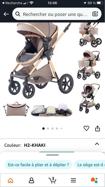Poussette 3 en 1