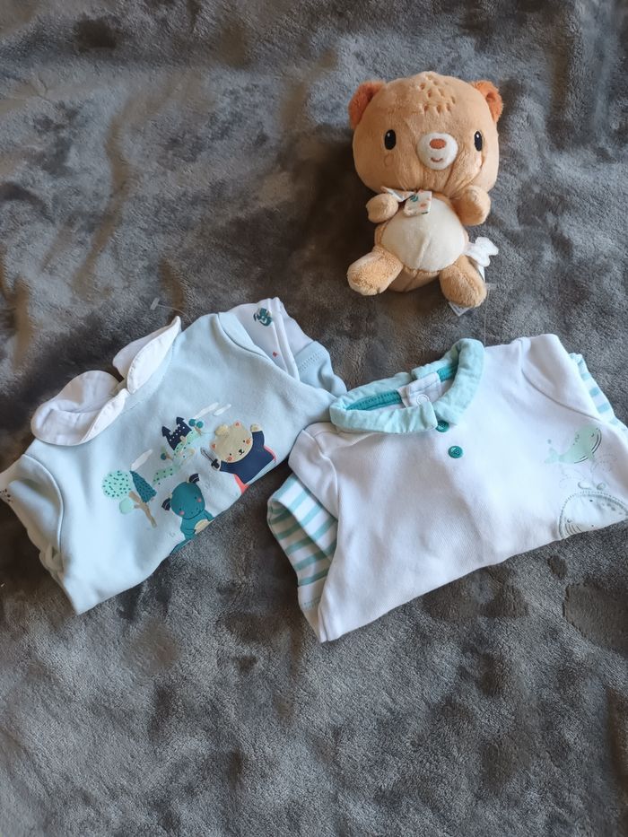 Lot de 2 pyjamas 1 mois - photo numéro 6