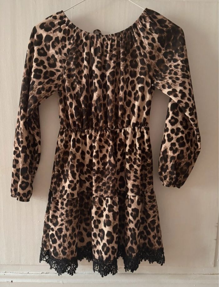 Robe Léopard fille 8/10 ans - photo numéro 2