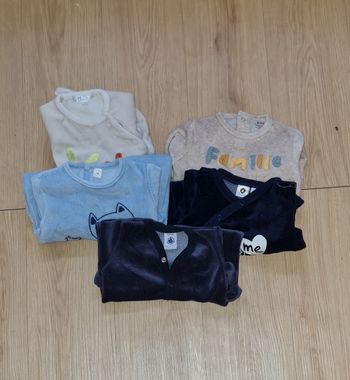 Lot de 5 pyjamas 1 mois