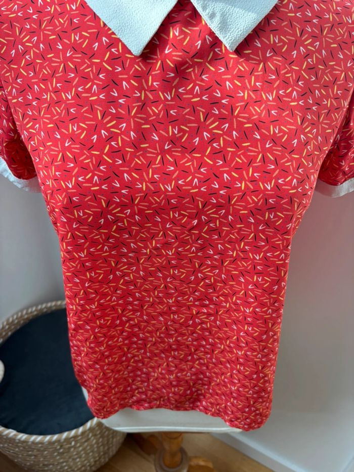 Blouse col Claudine - Rue des Abbesses - T38 - photo numéro 5