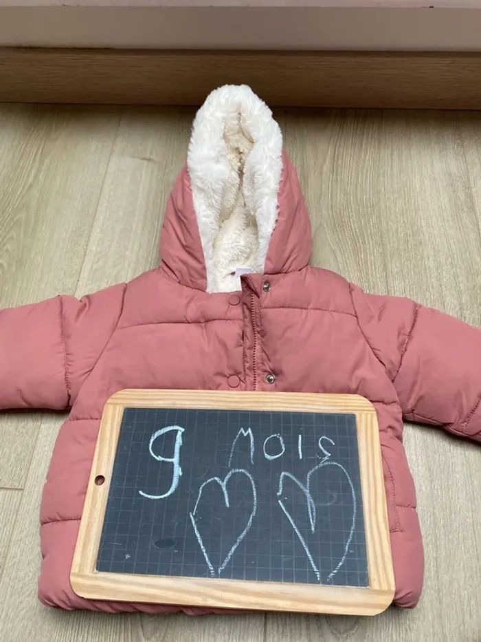 Manteau rose tex