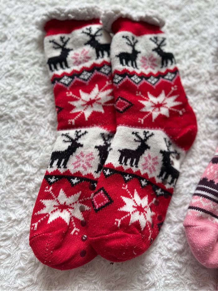 Lot de deux paires de chaussettes hautes polaires - photo numéro 2