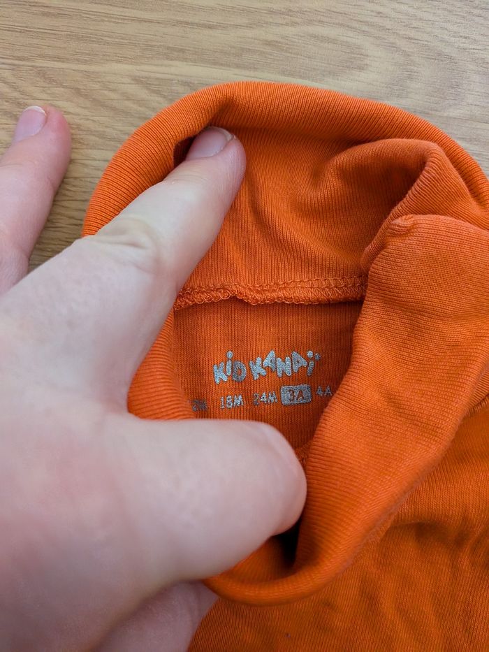 🍊 Sous-pull / col roulé orange - photo numéro 2