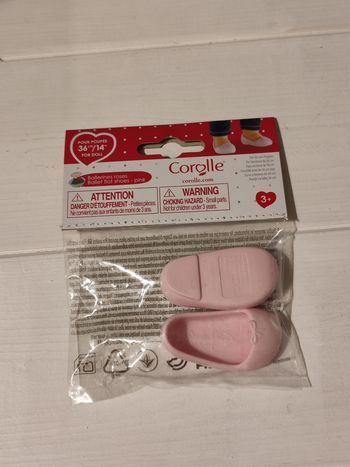 Corolle paire de ballerines roses pour poupée de 36 cm