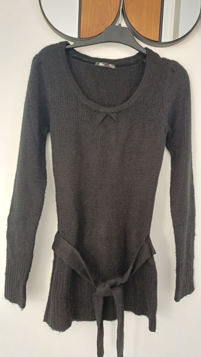 Pull noir  long Mim