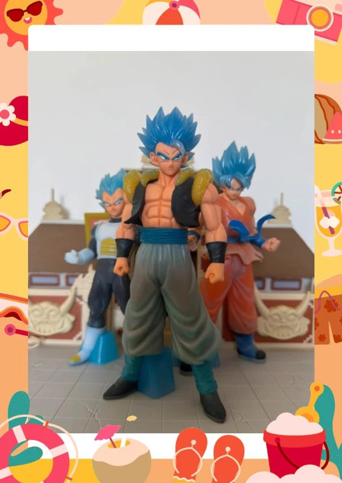 Lot 3 figurines clear rise goku, végéta et Gogeta. - photo numéro 8