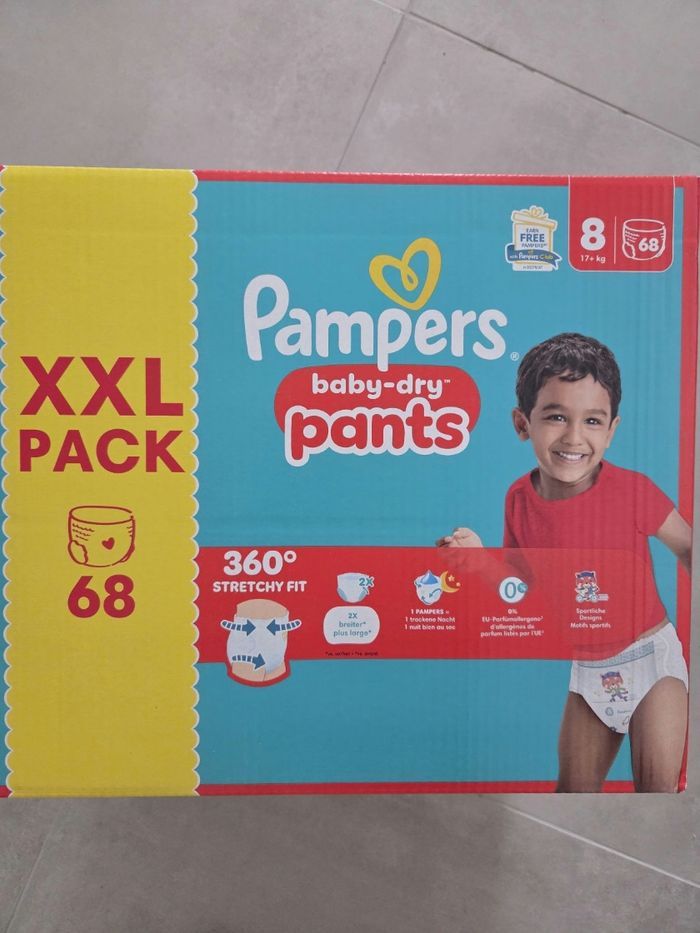 Couches pants taille 8