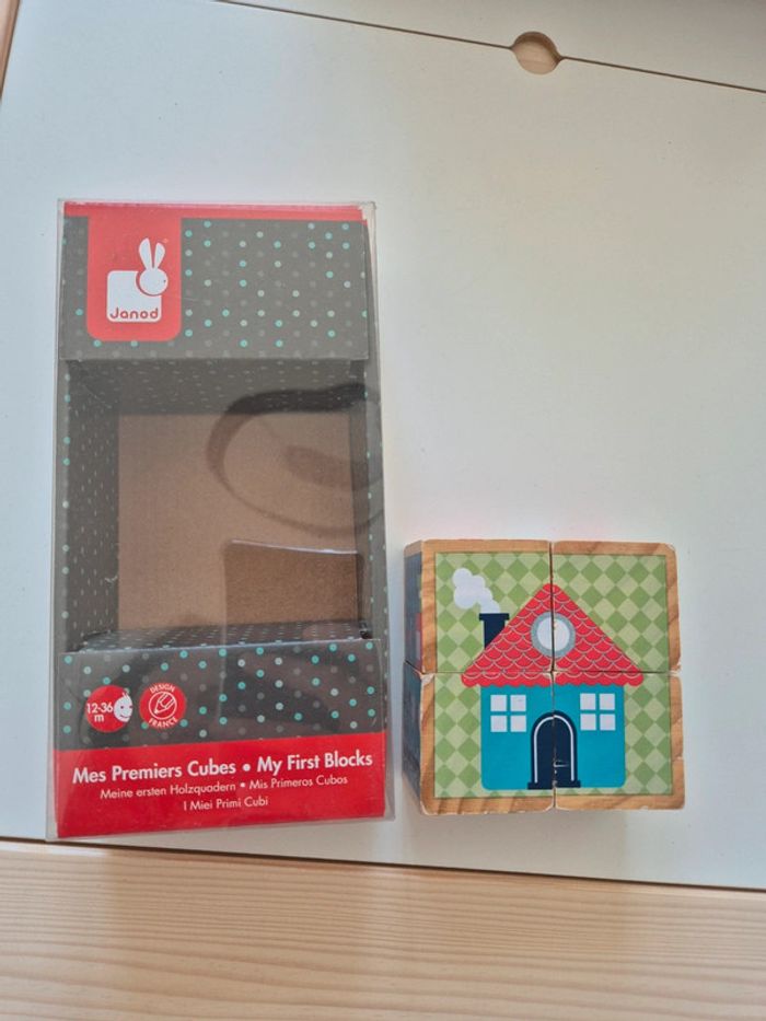 Cube bois Janod