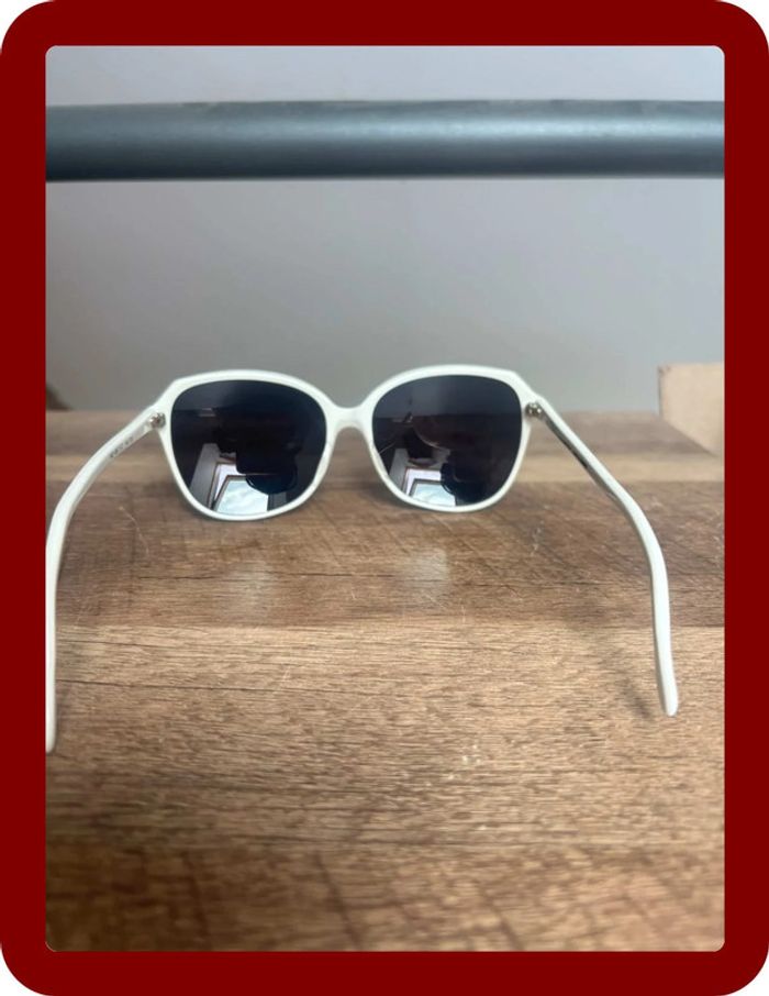 Lunette de soleil Fernand Mottier blanche taille unique - photo numéro 6