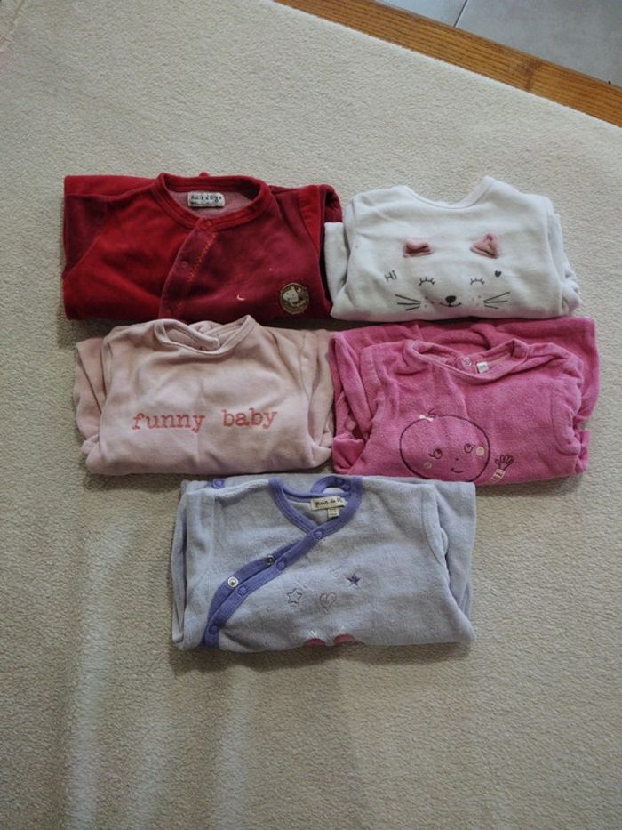 Lot de 5 pyjamas