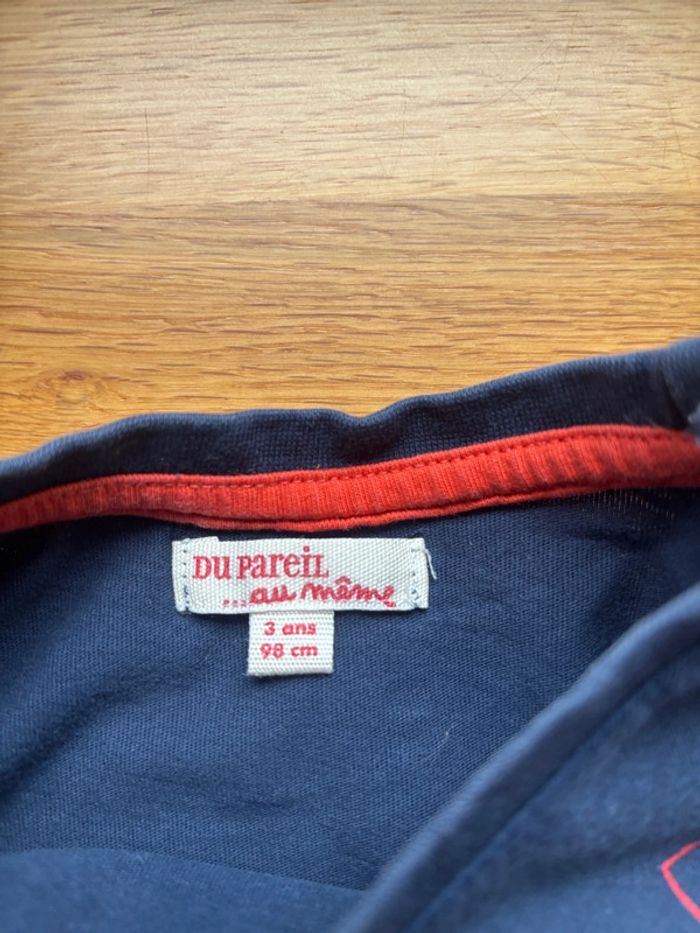 T-shirt MC du pareil au même 3 ans garçon - photo numéro 2