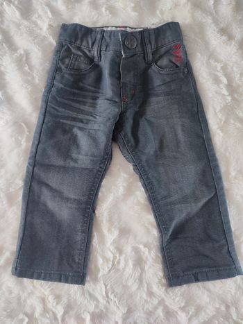 Jeans bleu gris ikks taille 12 mois
