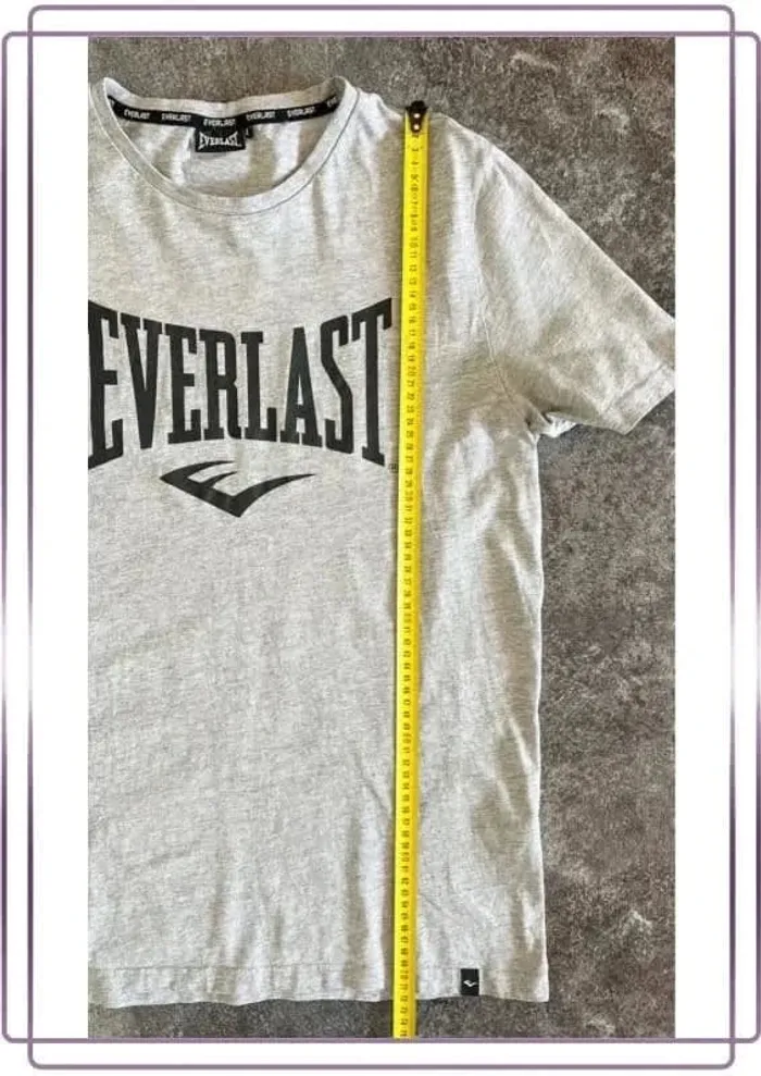 T shirt sport homme Everlast L Maglietta sportiva uomo Sport-T-Shirt Herren Men sports t-shirt - photo numéro 5