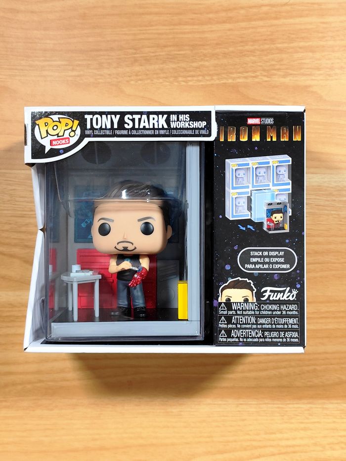 Funko Pop! Nooks Tony Stark In His Workshop - Marvel Studios Iron Man Neuf