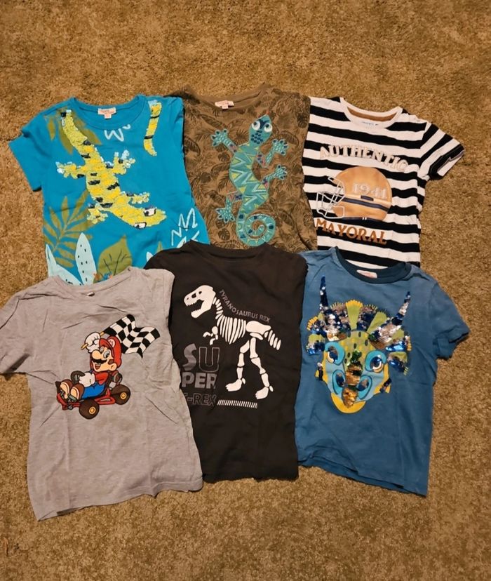 Lot t-shirts manches courtes