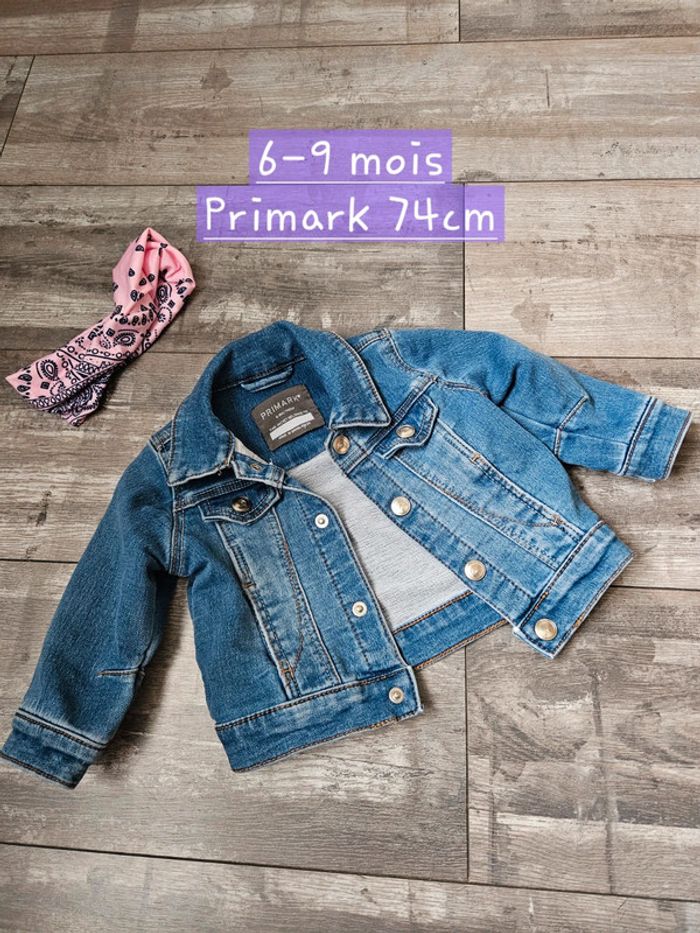 Veste en jean 6-9 mois