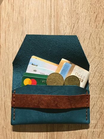 porte-carte fait main