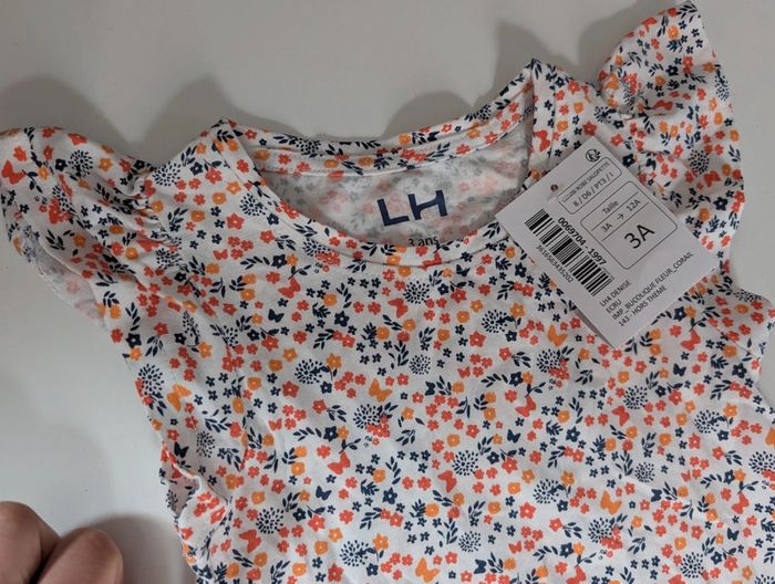 Robe imprimée floral La Halle 3 ans neuf - photo numéro 3