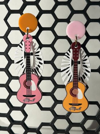 Boucles d'oreilles - Guitare acoustique