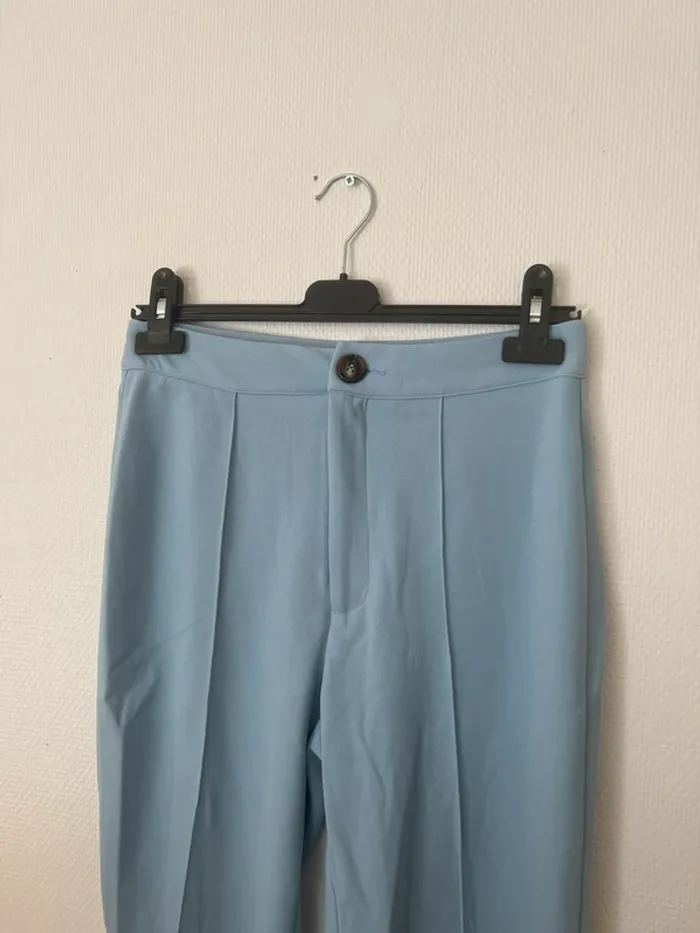 Pantalon fluide bleu - photo numéro 3