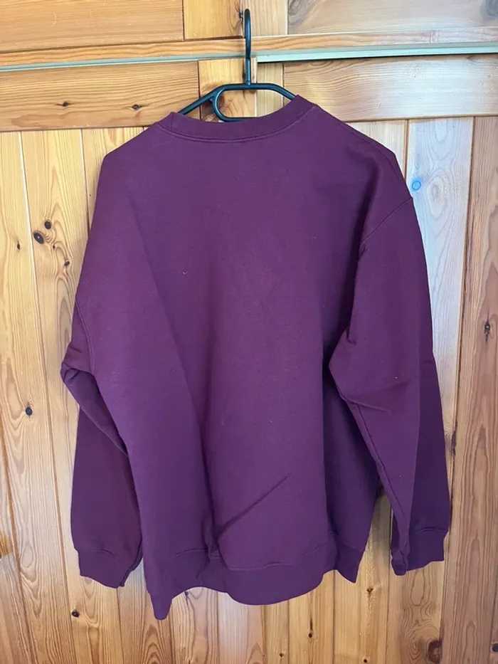 Sweat Bordeaux Gildan Taille M - photo numéro 2