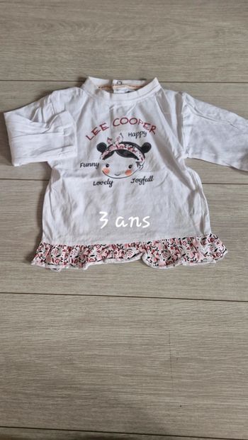 T shirt lee cooper 3 ans