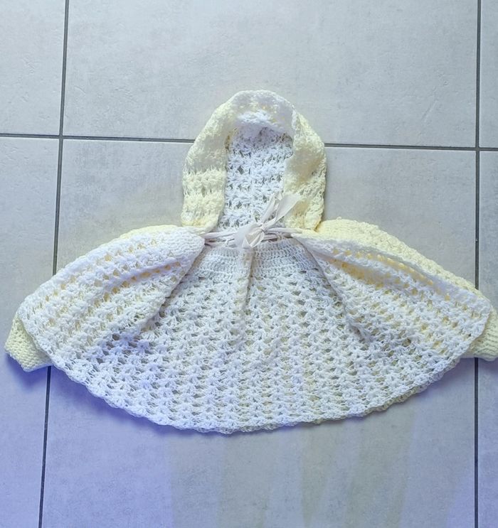 Gilet avec capuche fait main - 24 mois - photo numéro 2