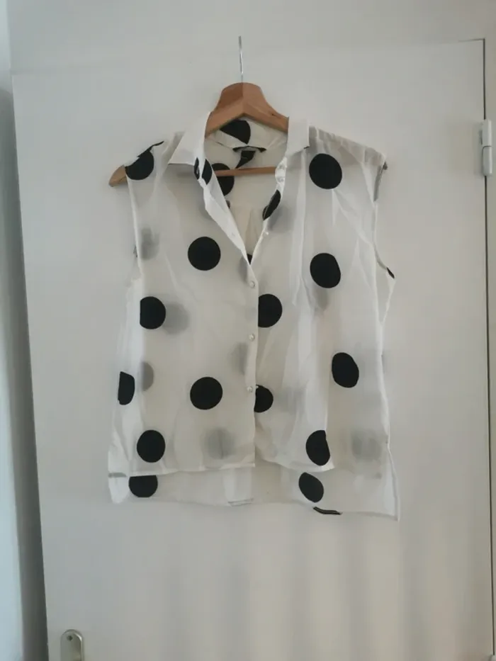 Blouse gros pois