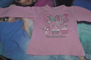 T shirt ml 4/6 ans - 110/116 fille