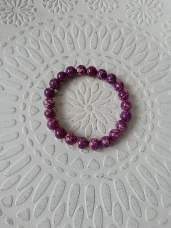 Bracelet en pierre de jaspe
