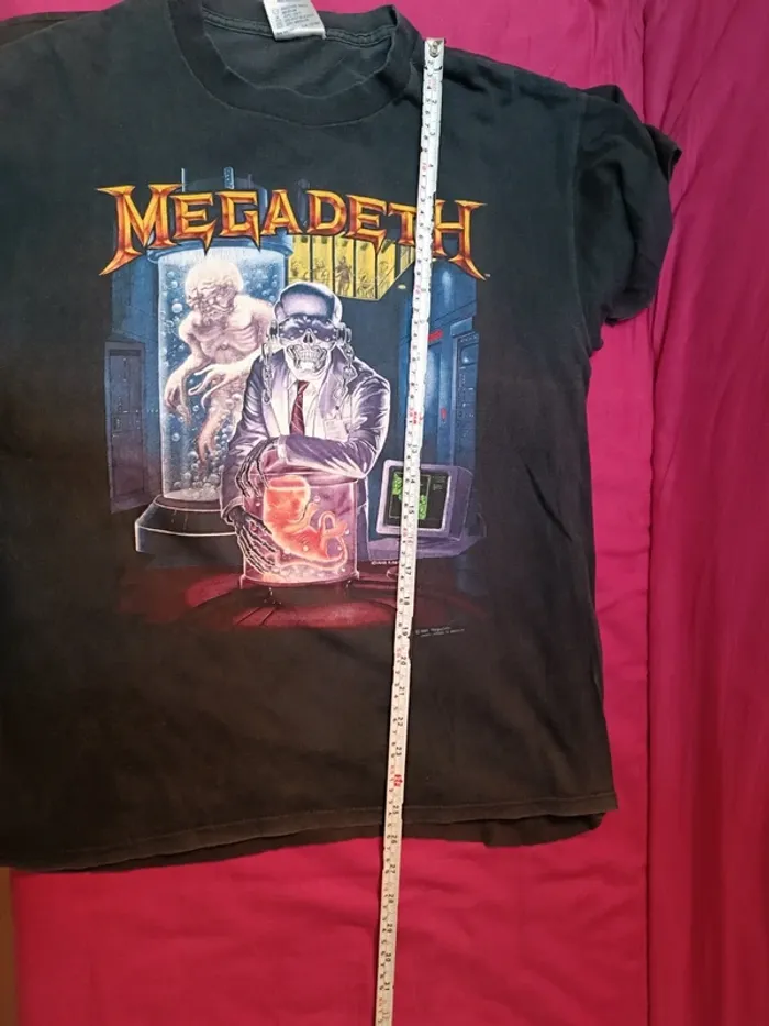 Lot de 2 Tshirts rock metal vintage collector années 90's - photo numéro 3