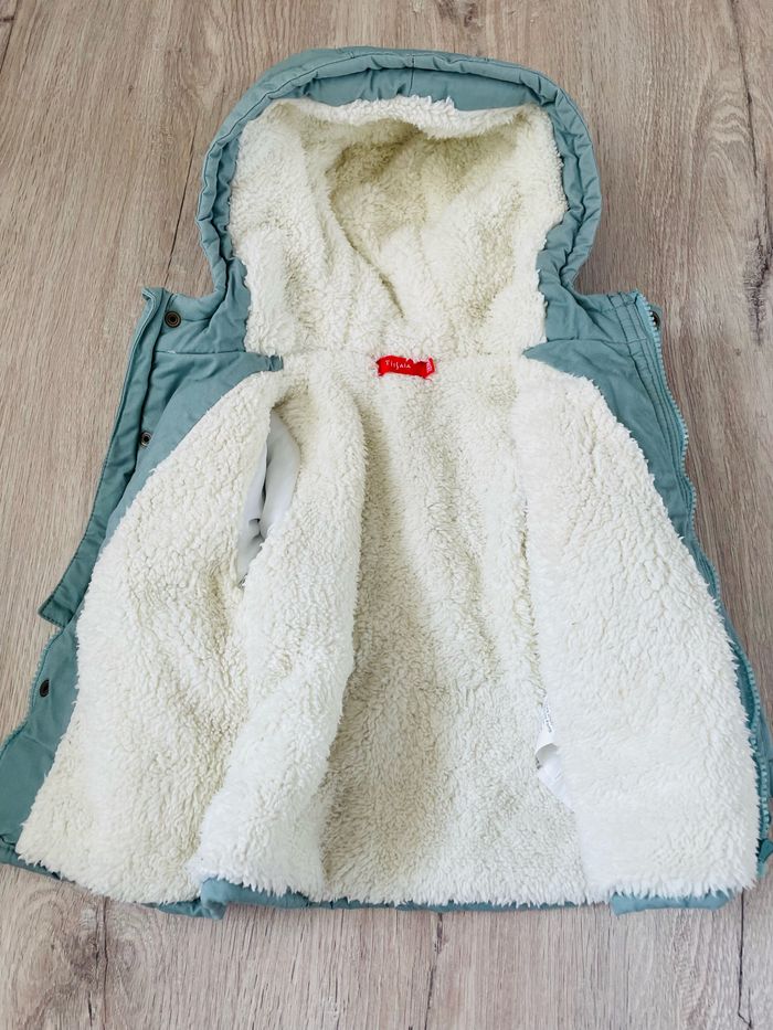 Parka chaude bébé à capuche - photo numéro 2