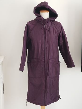 Parka longue violette déperlante doublée polaire Galerie Lafayette taille 12 ans