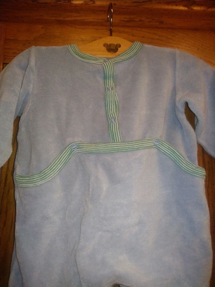 Pyjama bébé garçon grenouillère Petit Bateau 12 mois en très bon état - photo numéro 4