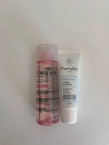 Lot nettoyage visage Nuxe & Pureality