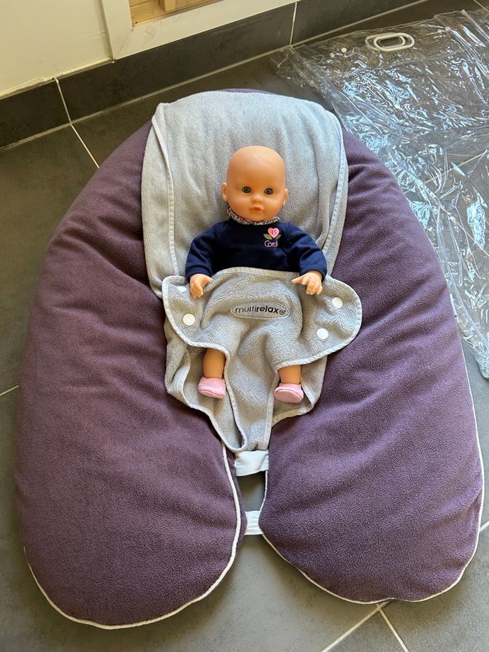 Coussin d’allaitement de grossesse transat multirelax 3 en 1 Candide - photo numéro 4