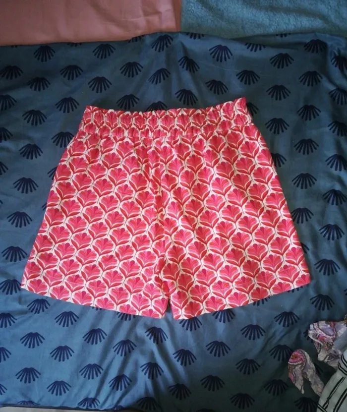 Short orangé et blanc, 9th Avenue, taille M, neuf - photo numéro 4