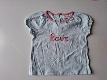 T-shirt fille Natalys taille 12 mois