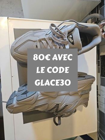 Basket new balance 80€ avec le code GLACE30