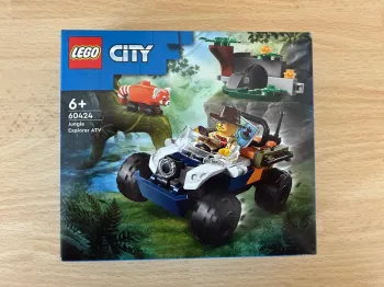 LEGO 60424 Le tout-terrain de l’explorateur de la jungle et le panda roux – Neuf, Scellé