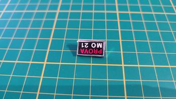 Plaque immatriculation pièce miniature Ferrari 250 testa rossa 1957 Burago Bburago 1/18 #B29